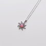 Heliophilia Silver Collar Emma Grey Acero Inoxidable 316L Plata y Rosa 45 cm + 5 cm