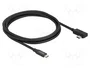 DeLOCK Cable USB4 Coaxial 40 Gbps 2m USB-C a USB-C Negro
