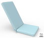 DKD Home Decor Cojín Silla Poliéster Exterior Verano Azul Azul y Blanco