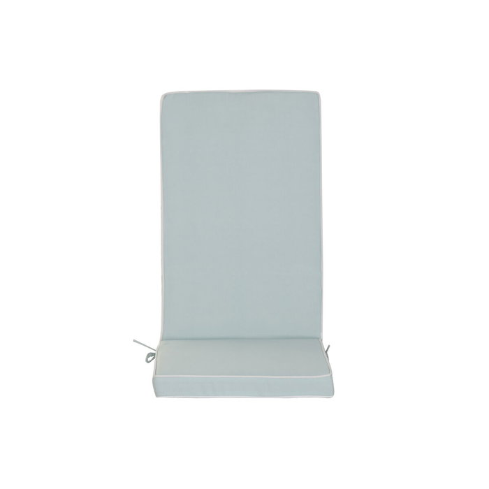 DKD Home Decor Cojín Silla Poliéster Exterior Verano Azul Azul y Blanco