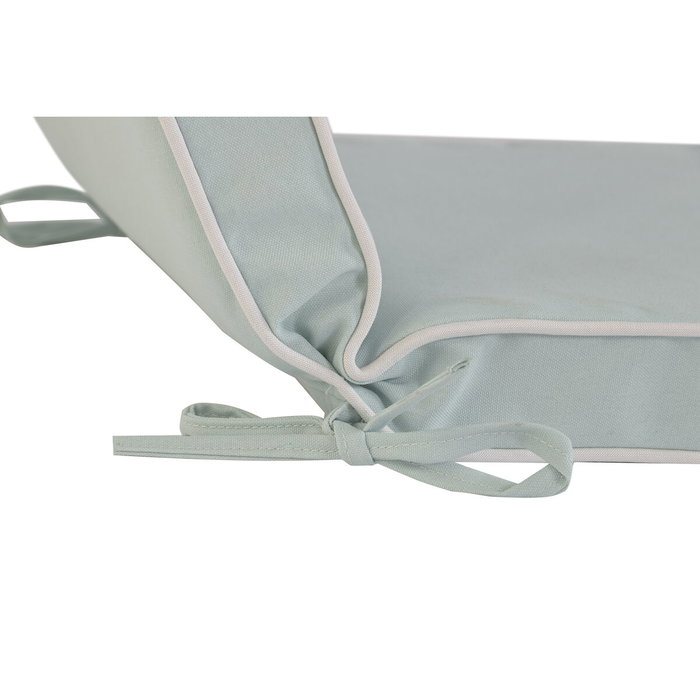 DKD Home Decor Cojín Silla Poliéster Exterior Verano Azul Azul y Blanco