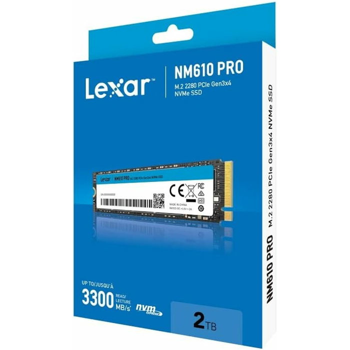 Lexar NM610PRO 2 TB M.2 NVMe PCIe Gen3 x4 Lexar NM610PRO 2 TB M.2 NVMe PCIe Gen3 x4