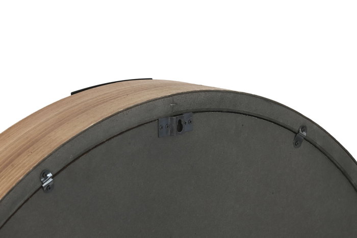 DKD Home Decor Reloj Pared Loft Referencia 8.5 x 80 x 80 cm Plateado Natural Cristal Metal