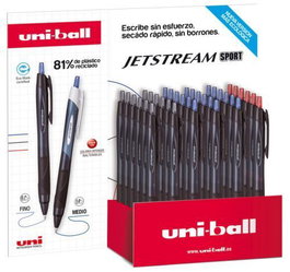 UNI-BALL Jetstream SXN-157E/3D Pack de 36 Bolígrafos Retráctiles Surtidos