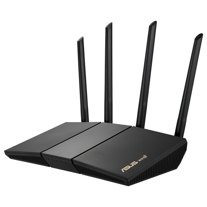 ASUS RT-AX57 Wifi6 Router de Sobremesa Doble Banda Negro 4 Puertos Gigabit Ethernet Wi-Fi 6 (802.11ax) hasta 2402 Mbps