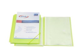 Carpeta Fundas (Tarifario) Pardo Studio Style Espiral Pp A4 30 F. Verde