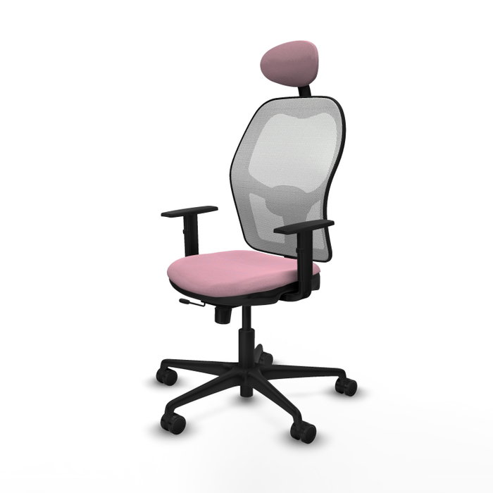 PIQUERAS Y CRESPO Silla de oficina Jorquera Rosa y Blanca PIQUERAS Y CRESPO Silla de oficina Jorquera Rosa y Blanca