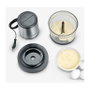 Severin KM 3867 Picadora de carne eléctrica con bol de cristal de 1 L