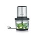 Severin KM3867 Picadora de carne eléctrica 400 W Bol de cristal 1 L 2 velocidades Negro acero inoxidable