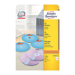 AVERY Zweckform CD-Etiquetas SuperSize L7676-25