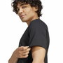 Camiseta de Manga Corta Hombre Adidas Graphic Print Fleece Negro