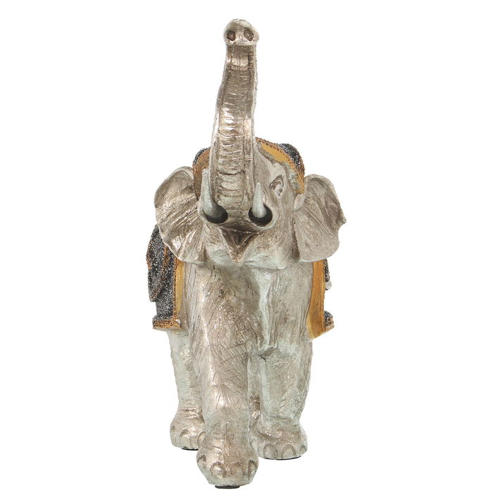 Figura Decorativa Alexandra House Living Plateado Elefante