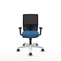 PIQUERAS Y CRESPO Silla de oficina Yunquera con mecanismo Sincro/Traslack Azul claro