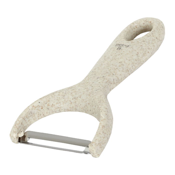 Cook Concept Juego de 4 Cuchillos y Pelador con Mango de Fibra de Trigo y Hoja de Acero Inoxidable