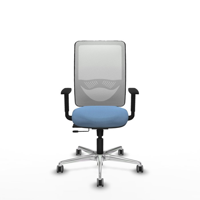 PIQUERAS Y CRESPO Silla de oficina Zulema Azul cielo y Blanco PIQUERAS Y CRESPO Silla de oficina Zulema Azul cielo y Blanco