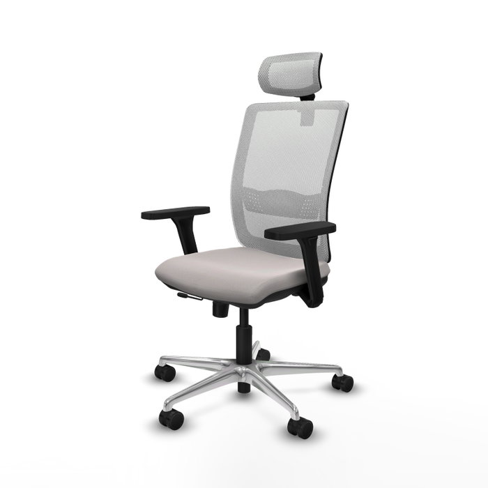 PIQUERAS Y CRESPO Silla de oficina Haches Blanca con Mecanismo Sincro/Traslack PIQUERAS Y CRESPO Silla de oficina Haches Blanca con Mecanismo Sincro/Traslack