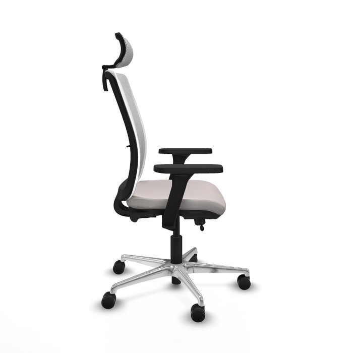 PIQUERAS Y CRESPO Silla de oficina Haches Blanca con Mecanismo Sincro/Traslack PIQUERAS Y CRESPO Silla de oficina Haches Blanca con Mecanismo Sincro/Traslack