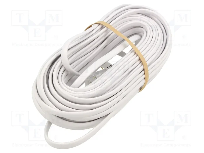 GOOBAY Cable telefónico plano RJ11 a RJ45 de 10m