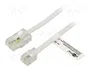 GOOBAY Cable telefónico plano RJ11 a RJ45 de 10m