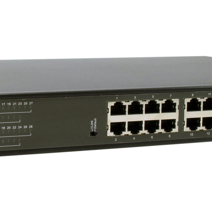 LevelOne GEP-2821 Switch 28 Puertos Gigabit PoE 390W LevelOne GEP-2821 Switch 28 Puertos Gigabit PoE 390W