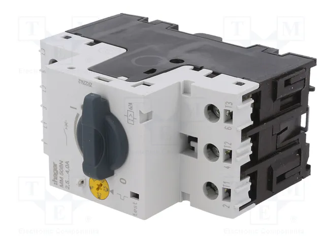 HAGER MM508N Interruptor motorizado de 1,5kW 230VAC 2,5-4A HAGER MM508N Interruptor motorizado de 1,5kW 230VAC 2,5-4A
