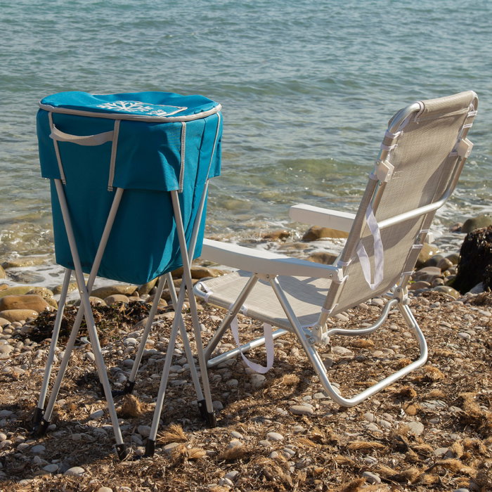 Aktive Nevera portátil plegable con soporte para camping Aktive Nevera portátil plegable con soporte para camping
