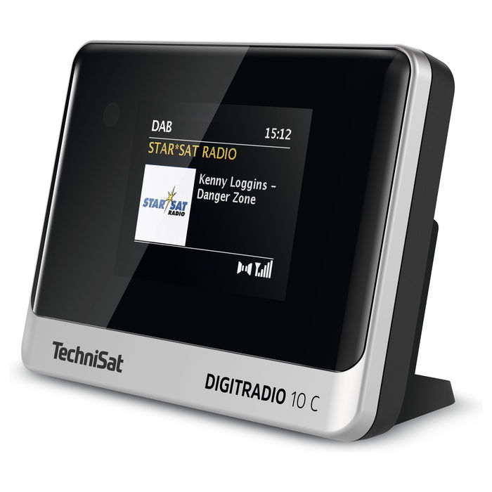 TechniSat DigitRadio 10 C Radio Personal Digital DAB+ FM Bluetooth TFT 7.11 cm Negro Plata