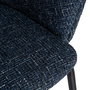 Silla Brazos Azul Tejido-Metal 59 X 61 X 82 cm (Set de 2)