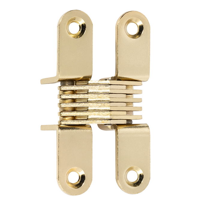 CEAM Bisagra Invisible Para Puertas De Muebles Acabado Latonado Y Níquel CEAM Bisagra Invisible Para Puertas De Muebles Acabado Latonado Y Níquel