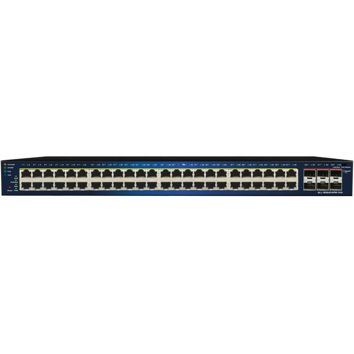 ALLNET ALL-SG8454PM-10G Switch POE Gestionable 48 Puertos Gigabit + 6 Puertos SFP+ 10Gbps