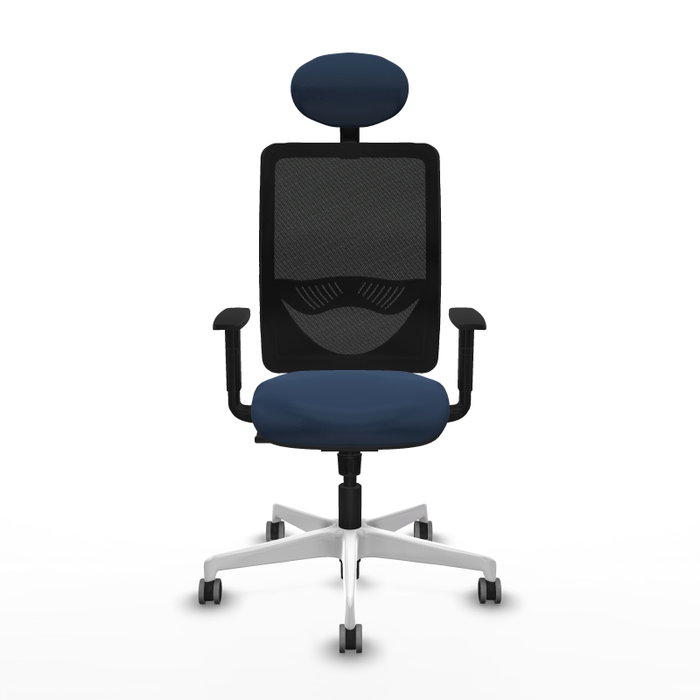 PIQUERAS Y CRESPO Silla de oficina Zulema con mecanismo Sincro, Azul marino y Negro PIQUERAS Y CRESPO Silla de oficina Zulema con mecanismo Sincro, Azul marino y Negro