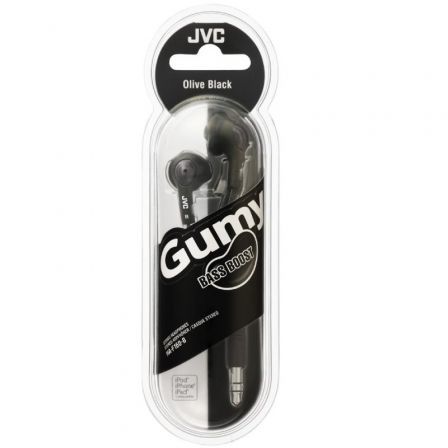 JVC Auriculares Intrauditivos HA-F160-B-E, Conector Jack 3.5 mm, Negro