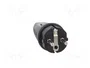 PAWBOL Enchufe Macho Uni-Schuko Negro 16A 250V AC