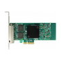 DeLOCK 89946 Tarjeta de Red Gigabit LAN PCI Express x4 con 4 Puertos RJ45, Controlador Intel I350 para Windows y Linux