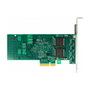 DeLOCK 89946 Tarjeta de Red Gigabit LAN PCI Express x4 con 4 Puertos RJ45, Controlador Intel I350 para Windows y Linux