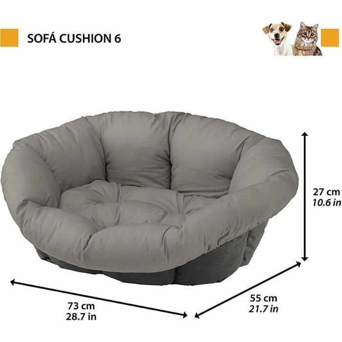 Ferplast Funda de Repuesto Sofa 6 Dove Grey Ferplast Funda de Repuesto Sofa 6 Dove Grey