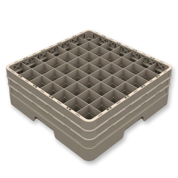 Vollrath Pujadas - Cesta Puj Base + 3 Alt con 49 Compartimientos - Almacenaje y Transporte - Polipropileno - 200 mm Alto Vollrath Pujadas - Cesta Puj Base + 3 Alt con 49 Compartimientos - Almacenaje y Transporte - Polipropileno - 200 mm Alto