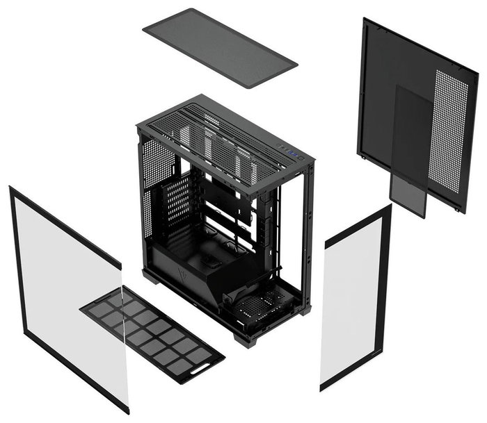 Modecom Volcano Stellar Plus Midi Tower Blanca/Negra para Gaming Modecom Volcano Stellar Plus Midi Tower Blanca/Negra para Gaming