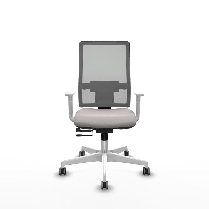 PIQUERAS Y CRESPO Silla de oficina Horna Blanco y Gris PIQUERAS Y CRESPO Silla de oficina Horna Blanco y Gris