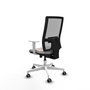 PIQUERAS Y CRESPO Silla de oficina Horna Blanco y Gris
