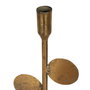 Portavelas Oro Metal Decoración 19,50 X 19,50 X 103,50 cm