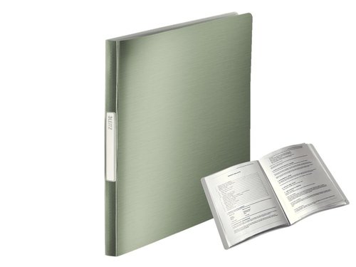 Leitz Carpeta Style Escaparate DIN A4 Verde Celadón con 20 Fundas Leitz Carpeta Style Escaparate DIN A4 Verde Celadón con 20 Fundas