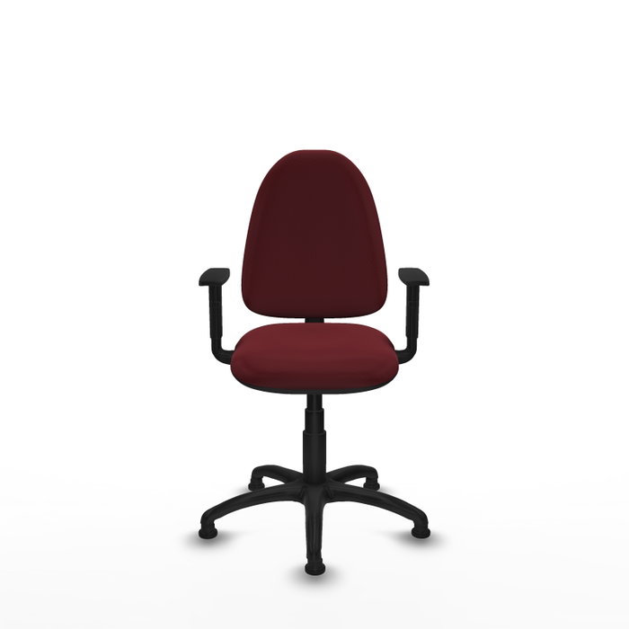 PIQUERAS Y CRESPO Silla de oficina Aýna Granate con Brazos 1D PIQUERAS Y CRESPO Silla de oficina Aýna Granate con Brazos 1D