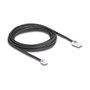 DeLOCK Cable telefónico RJ45 macho a RJ11 macho Negro 5 m