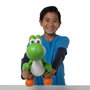 Jakks Pacific Figura Yoshi Let's Go 36 cm con sonidos interactivos y articulaciones, multilingüe