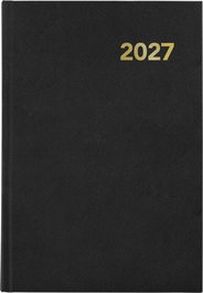 GRAFOPLAS Agenda Anual Bretaña 2027 Tapa Extra Dura A5 Negro