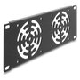 DeLOCK 67432 Tapa trasera para rack 2U con 2 ventiladores de 80 x 80 mm