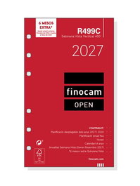 Finocam Recambio Agenda Anual 2027 Catalán R499C Open 400 91x152