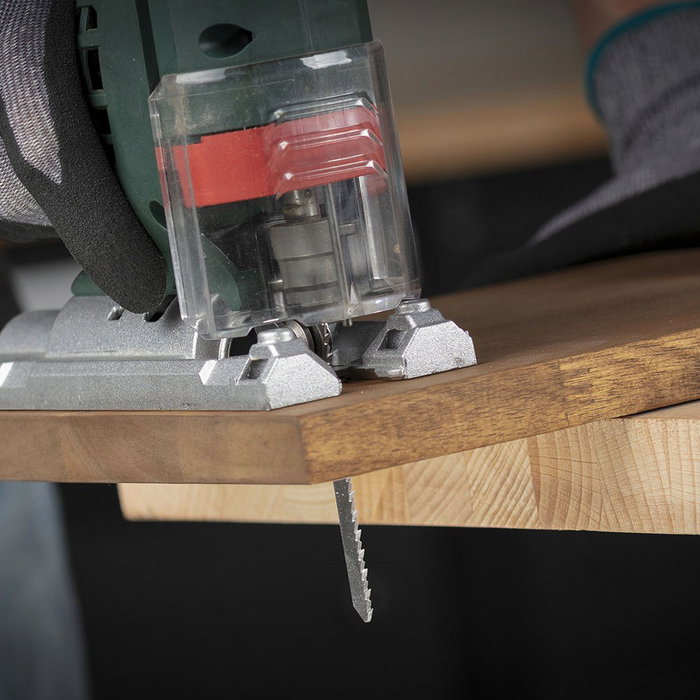 Wolfcraft Hojas de sierra de calar bimetálica para madera, 50 mm, 3 unidades