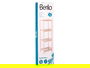 Berilo Estanteria Cuadrada 4 Estantes Bambu Rosa 35.2 x 100.2 x 30.2 cm